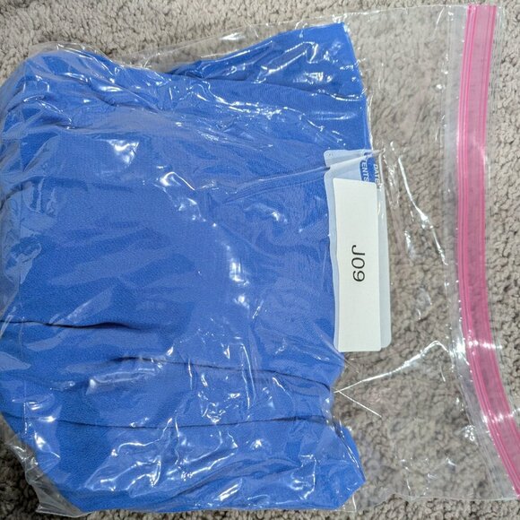 Maeve Anthropologie Lene Blue Faux Wrap Dress Small - Picture 10 of 10